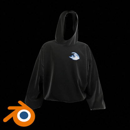 Mockup Hoddie - 360 Animation - Blender
