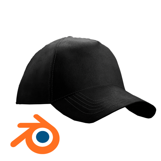 Modelo 3D de Gorra - Blender